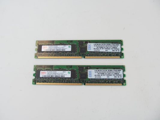 IBM 39M5803 2GB (2X1GB DIMMs) SDRAM, PC3200 DDR CL3 ECC