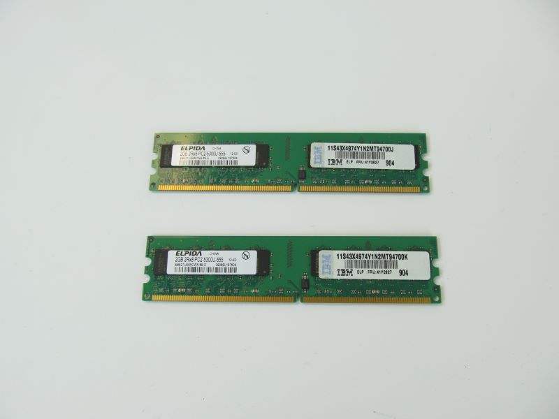 IBM 41Y2828 4GB (2X2Gb) Pc2-5300 Cl5 DDR2 Server Memory DIMM
