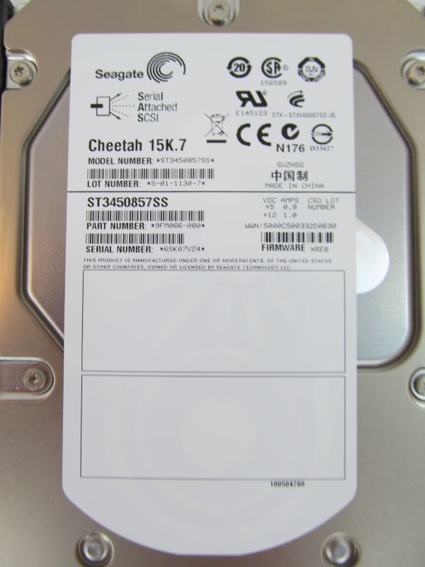 Compellent ST3450857SS-C Compellent 450GB SAS 15k 6GBPS