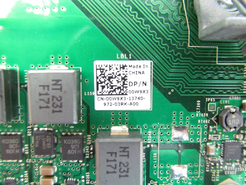 Dell 00W9X3 PowerEdge R710 System Board