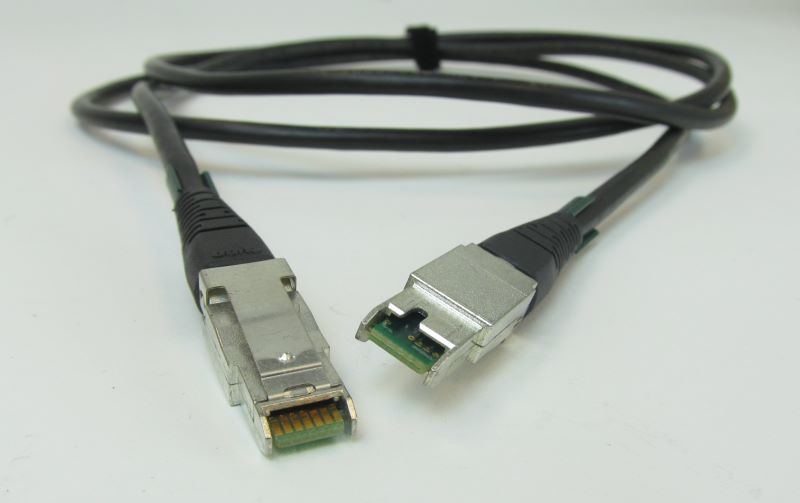 EMC 038-003-103 HSSDC2-HSSDC2 2M Fiber Cable