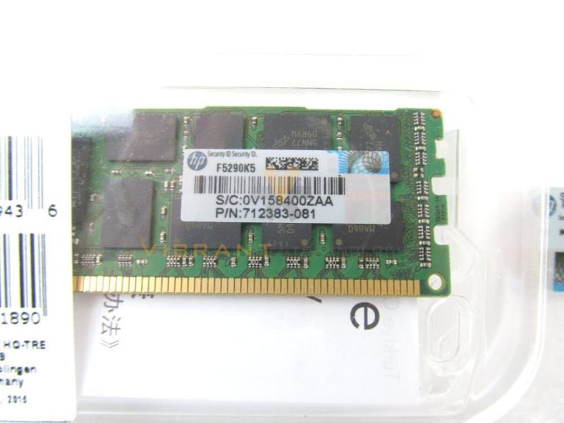 HP 708641-B21 16GB 1x16GB 1866MHz PC3-14900R13 DDR3 Dual Rank x4 Memory Modul