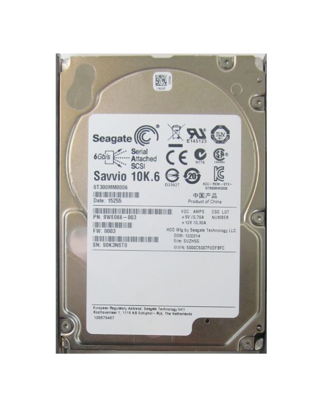 Seagate ST300MM0006 300GB 10K RPM 6Gbps SAS Hard Disk Drive