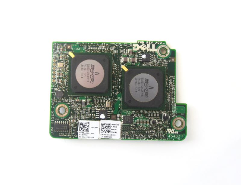Dell 06JRC Broadcom 5709s QP 1GB NIC Embedded Network Card