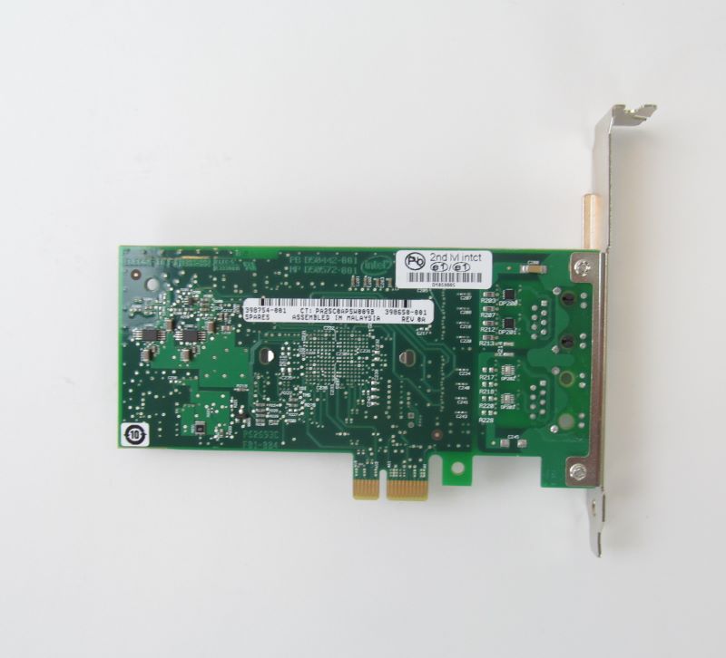 HP 398754-001 Intel PRO/1000 Gigabit PCI-E 1Port NIC Adapter Card
