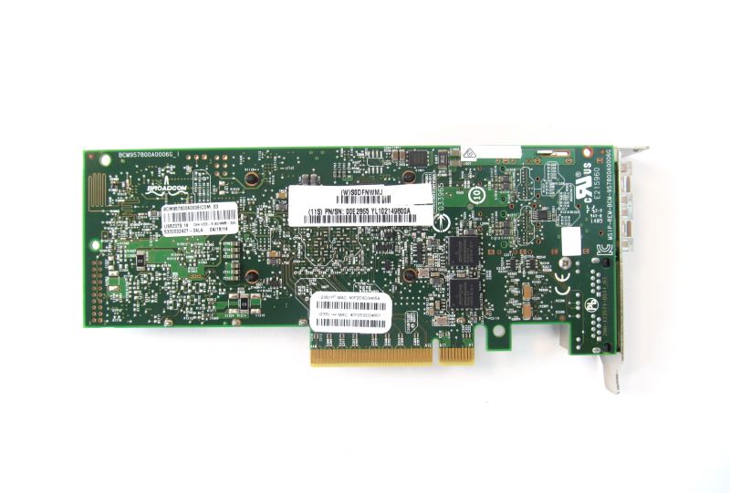 IBM EN0V PCIe2 (x8) 4-Port Ethernet 2x 10GbE SFP+ Copper 2x 1GbE RJ45