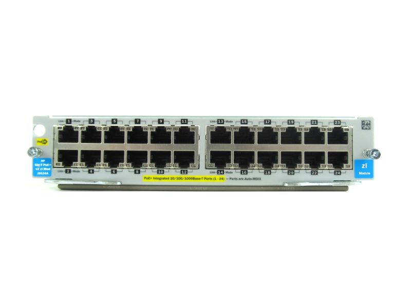 HP J9534A 24-Port GIG-T POE+ V2 ZL Module