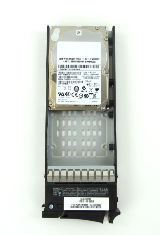 IBM 49Y7416 600GB 2.5" 10K SAS Hard Drive HDD for V7000 with Tray