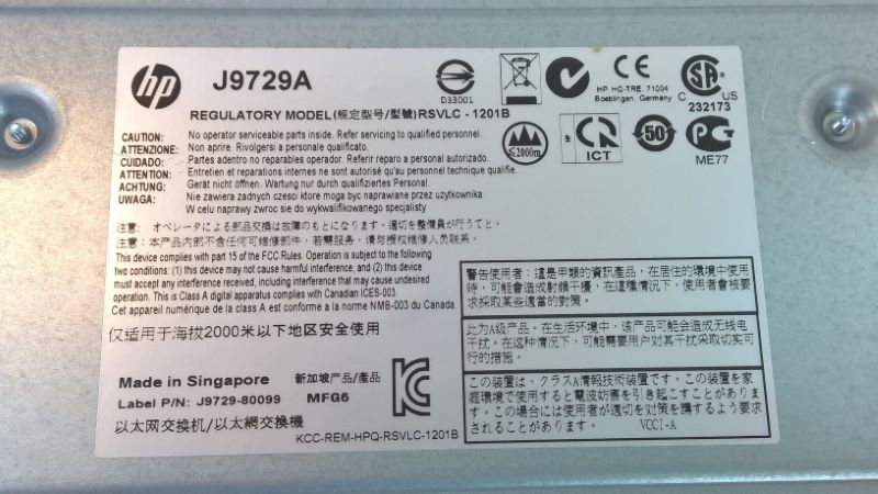 HP J9729A-J9731A ProCurve 2920-48G-POE+ Switch