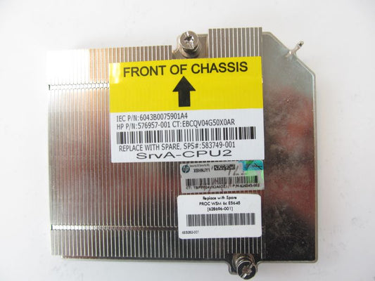 HP 583749-001 HP BL2X220C SPS-Heatsink SVR A CPU2