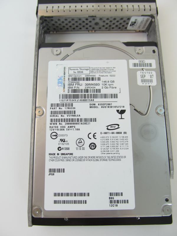IBM 39M4593 146Gb 10K RPM  2Gbps Hard Disk Drive