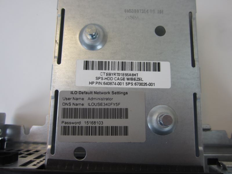 HP 670025-001 HP BL460c Gen8 Hard Drive Cage w/ Bezel