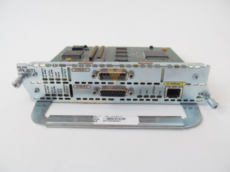 CISCO NM-1FE2CT1 1-Port Fast Ethernet 2-Port Channel