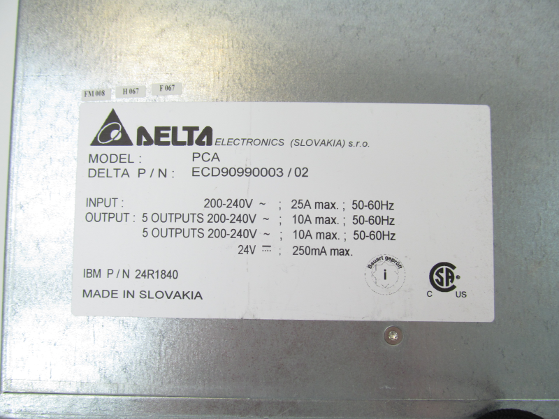 IBM 24R1840 3953 Rack PDU assm