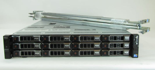 Dell DR4000   2x2.4GHZ E5645,32GB,2x300gb,12x1TB sas,H800,X520,Rails,2 ps
