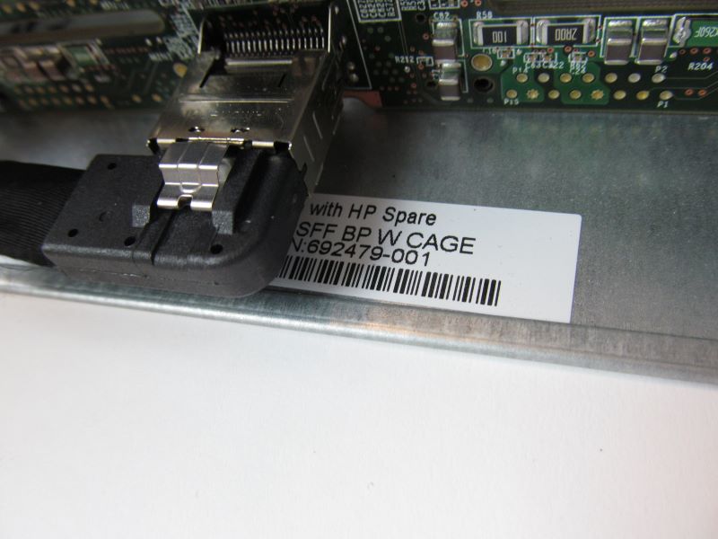 HP 692479-001 Proliant DL360p Gen8 10 SFF Hard Drive Cage Assembly