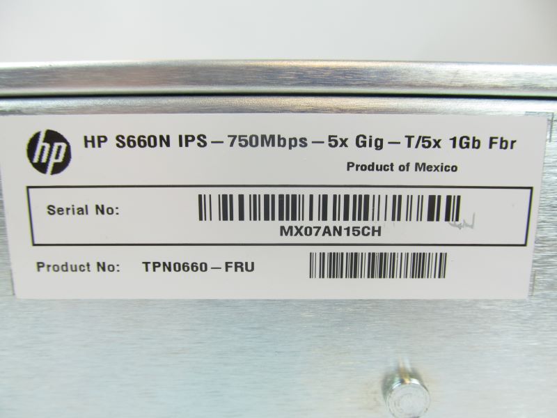 HP JC019A Tipping Point S660N IPS