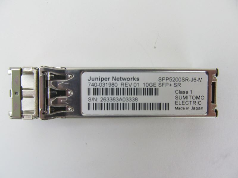 JUNIPER 740-031980 10GB SFP + SR Optical Transceiver Eth SFP