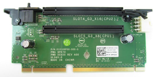 Dell MPGD9 PowerEdge R720 (2X) PCI-E Riser Card Board