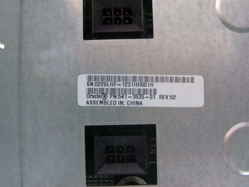 SUN 541-3535 Fan Cage Assembly 511-1243 T3-2 T4-2 T5-2 X2-4 X4470