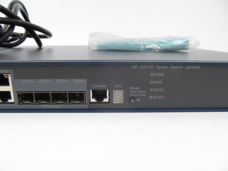 HP JE068A 5120-24G EI Switch Layer 3 Routing with 2 Slots