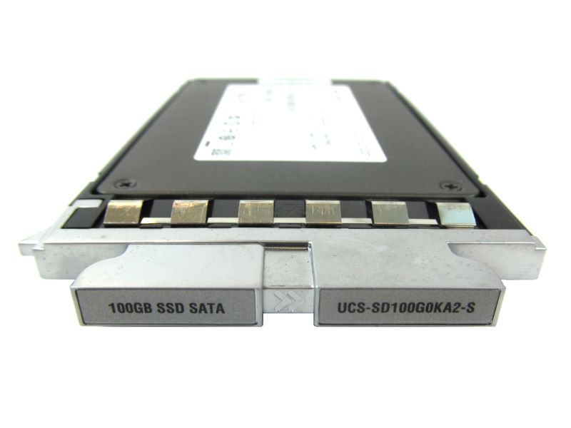 CISCO UCS-SD100G0KA2-S 100GB SATA (B230 M2) Enterprise SSD Drive with Tray
