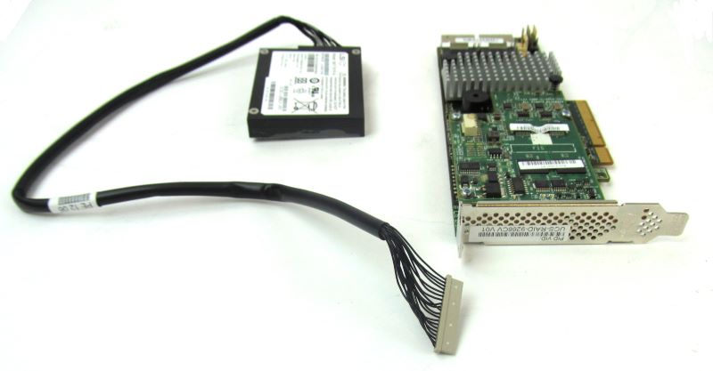 CISCO UCS-RAID-9266CV MegaRAID 9266CV-8I SAS Controller PCIE Card w/ Battery
