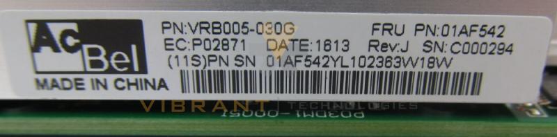IBM 01AF542 Processor VRM 2B4E For 8231-E1C, E1D, E2D, 8268-E1D, 8246-L1C