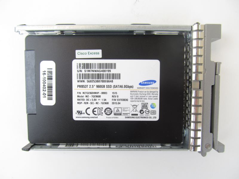 Cisco UCS-SD960G0KS2-EV 960GB 2.5" 6Gbps Hot-Swap Enterprise SATA SSD Drive