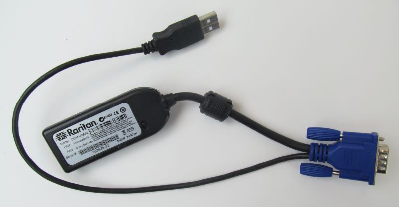 Raritan DCIM-USB USB KVM Ethernet Interface Module Switch Cable