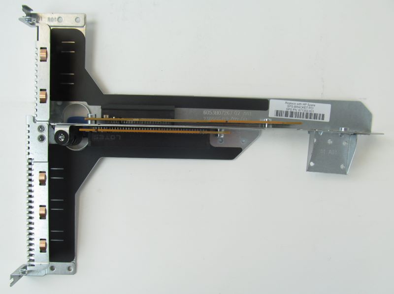 HP 671352-001 ProLiant DL360p Gen8 2-Slot PCI-E Server Riser Card and Cage
