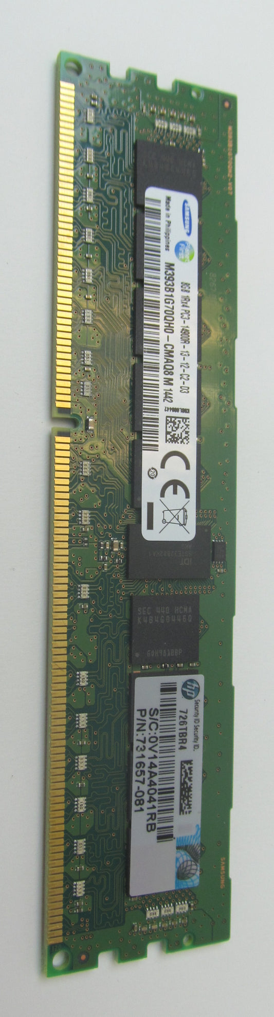 HP 731657-081 HP 8GB (1X8GB) 1RX4 PC3-14900R MEM