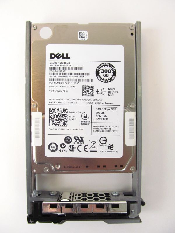 Dell 148J7 300 GB SAS 10K 2.5" 6GBPS SED Self-Encrypting drive