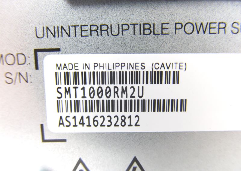 APC SMT1000RM2U Smart-UPS 1000VA 700W 120V Rack-Mountable