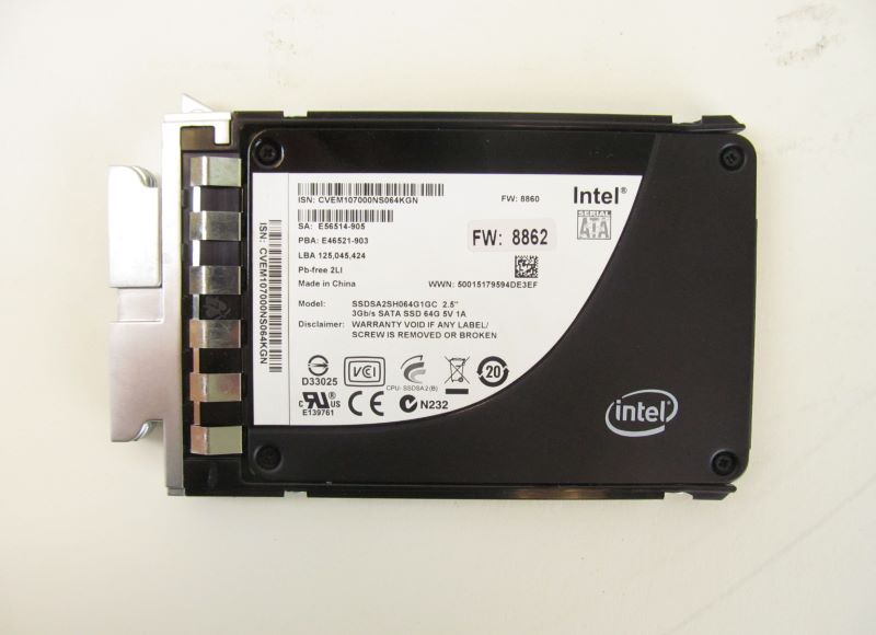 CISCO N20-D064SSD 64Gb Low Height 3Gbps 2.5" SSD Hot Plug/Drive Sled Mounted