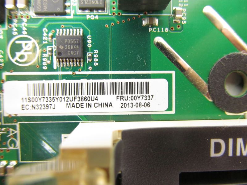 IBM 00Y7337 X3630 M4 System Board