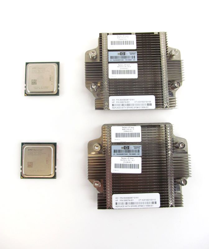HP 539816-B21 2 x 2 2.6GHz AMD Operton 8435 Six Core CPU Kit
