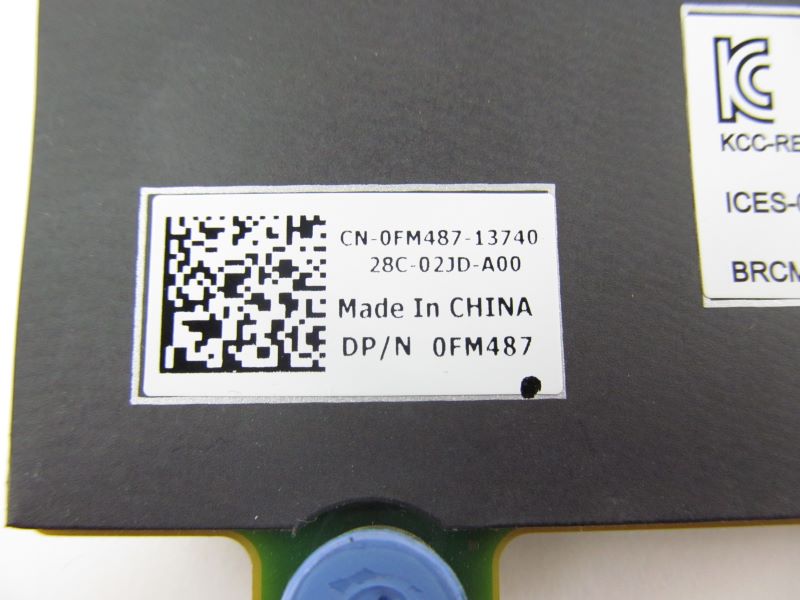 Dell FM487 Broadcom 5720 1Gb 4-Ports 1GbE Network Interface Card DRC