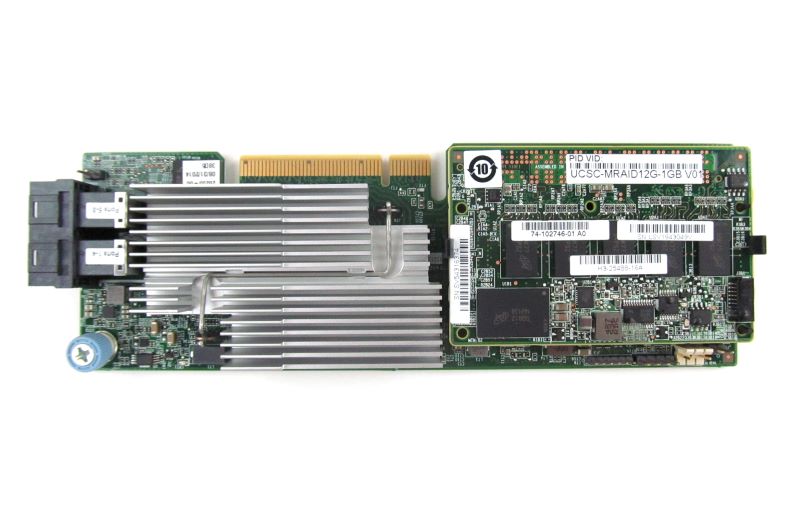 CISCO UCSC-MRAID12G-1GB 1Gb SAS 12Gb/s RAID Controller FBWC Cache