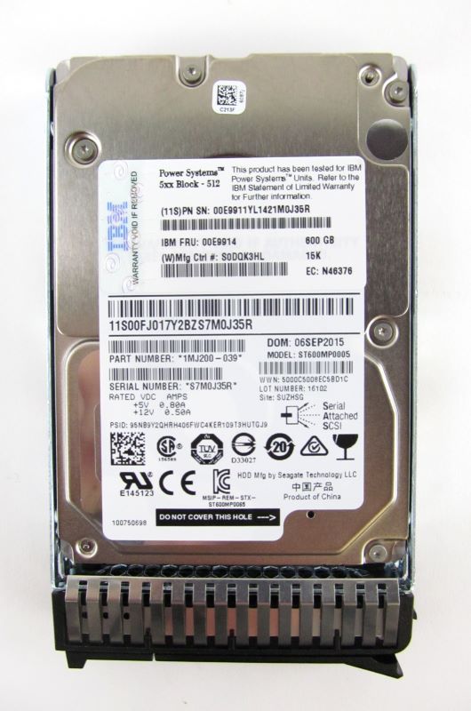 IBM ESDF 600Gb 15K RPM SAS 2.5" SFF-3 59E4 iSeries SSD