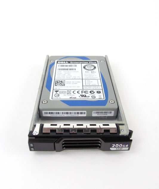 Compellent 31H89 200Gb SAS 6Gbps 2.5" SSD Solid State Drive with SC220 Tray