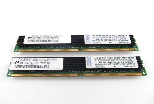 IBM 39M5870 8Gb (2x4Gb) PC2-4200 VLP DDR2 Memory