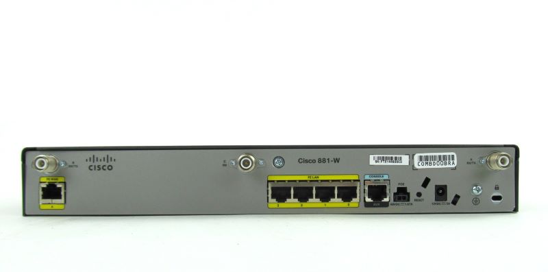 CISCO CISCO881W-GN-A-K9 881W Wireless Ethernet Security Router with 802.11n E