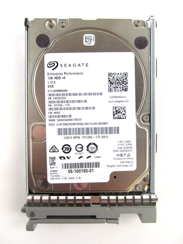 CISCO UCS-HD12TB10K12G 1.2Tb 10K RPM SAS 12Gbps 2.5" Hard Drive