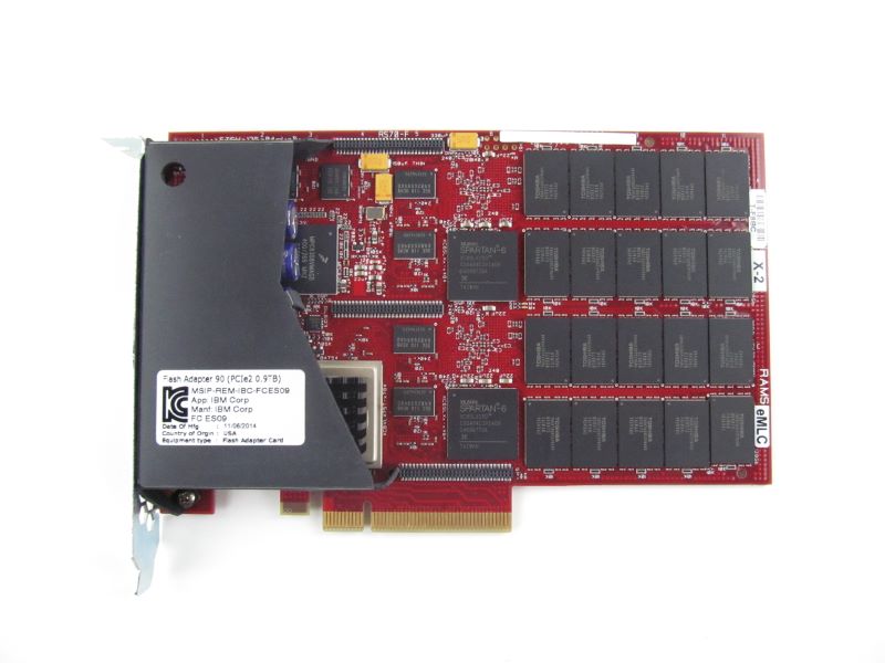 IBM 00DJ048 PCIe2 (x8) 0.9Tb Flash Adapter 90 CCIN 578A