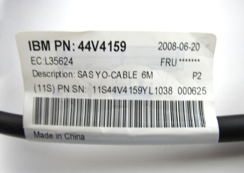 IBM 3693 SAS (YO) Cable Assembly 19.6ft
