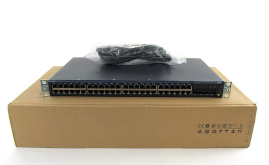 Juniper EX2200-48T-4G 48-Port Layer3 Switch w/ 4 SFP Uplink Ports, Rack Kit