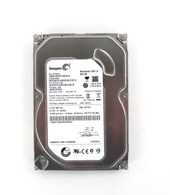 Lenovo 03T7041 500Gb 3.5" 7.2K RPM SATA Hard Disk Drive HDD