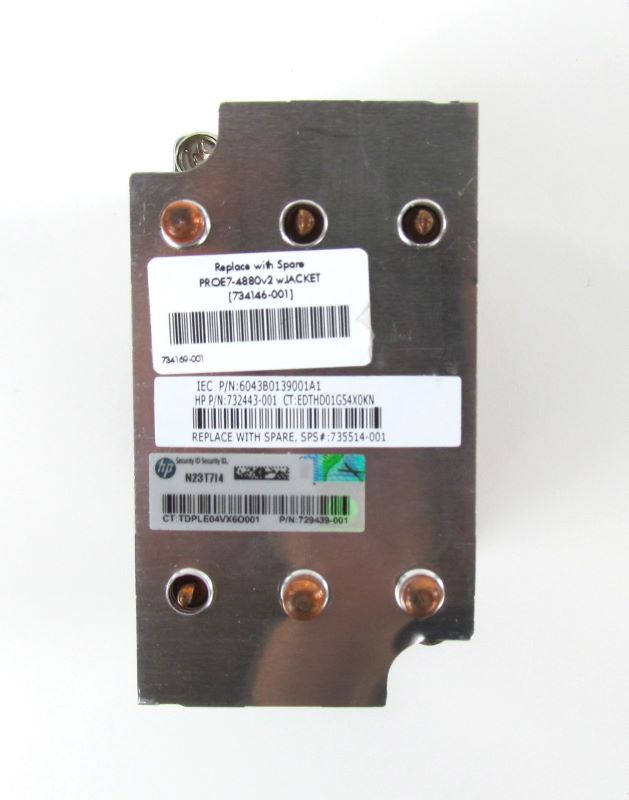 HP 732443-001 HP DL580 G8 Screwdown Heatsink 735514-001