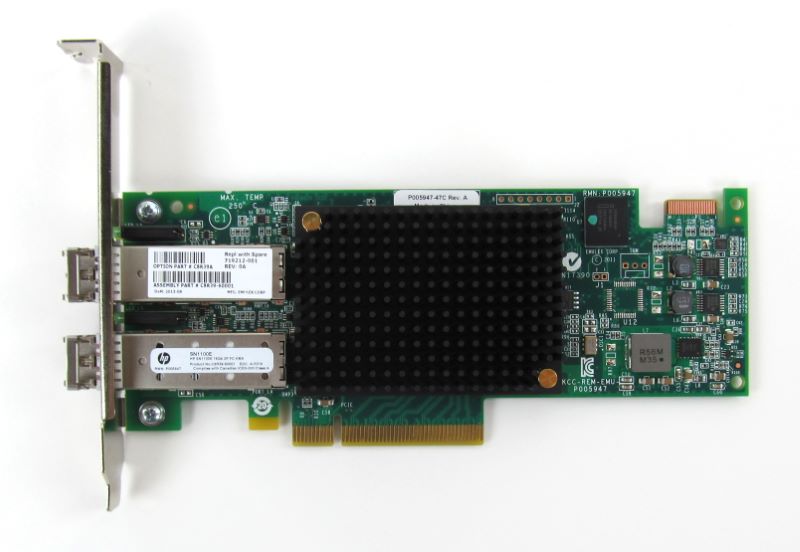 HP 719212-001 HPE SN1100E 16Gb 2P FC HBA w/SFP's
